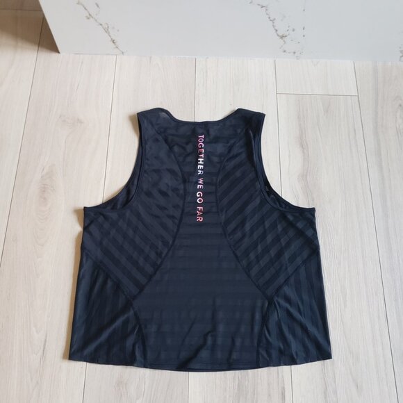 Lululemon x Peloton Shirt Womens 10 Black Sleeveless Muscle Tank Top - Picture 2 of 5